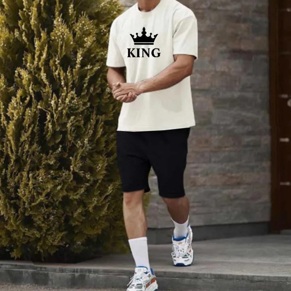 

Модные мужские футболки, шорты, спортивный костюм с 3D принтом, комплект из 2 предметов, летняя мужская одежда больших размеров, повседневная уличная одежда 6XL