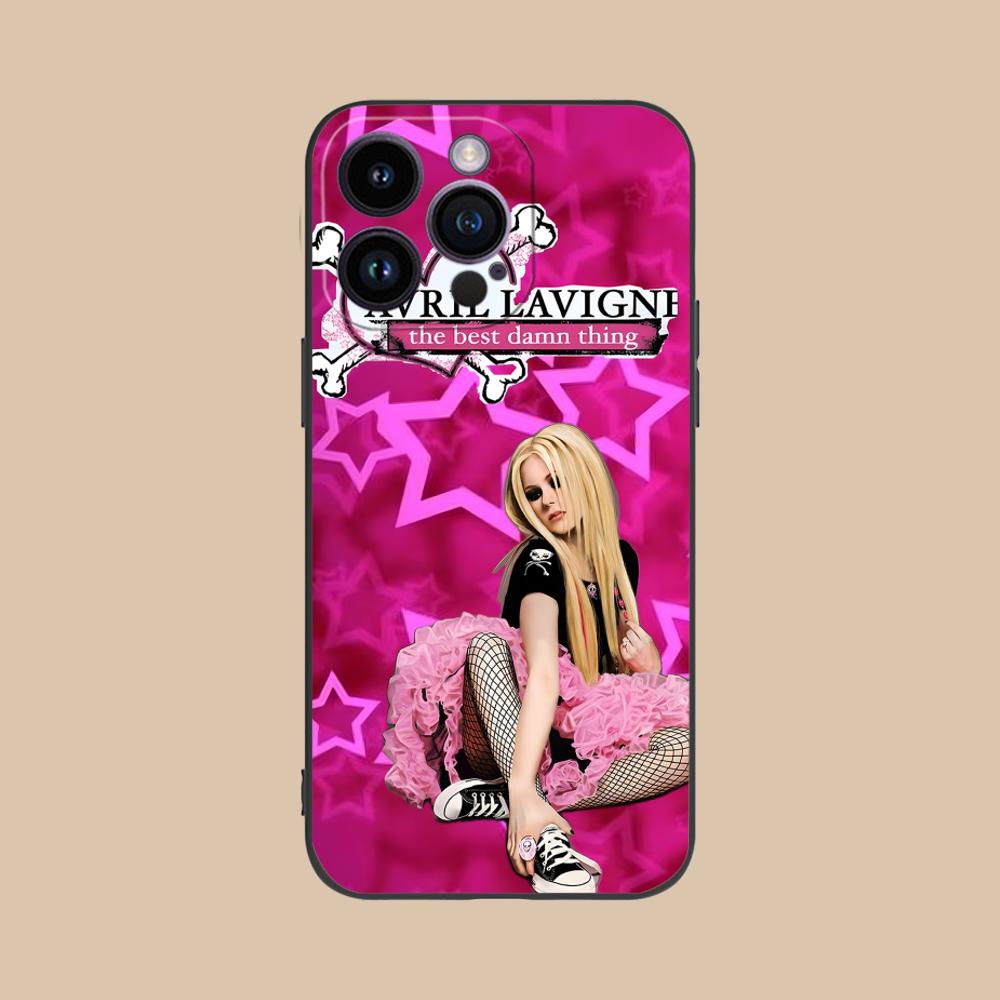 

Avril Lavigne Matte TPU Mobile Phone Case for iPhone 17 16 15 14 13 12 11 X XR XS 8 7 Air Pro Max Plus Mini Colorful Cover iPhone 7 Plus
