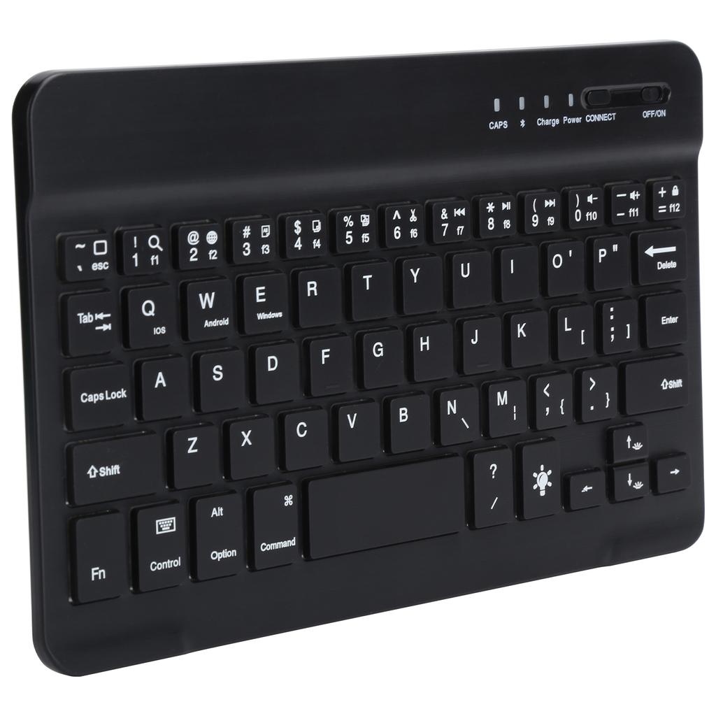 Bluetooth Keyboard Colorful Backlit USB Chargeable UltraThin Wireless for Smart Phones Tablets