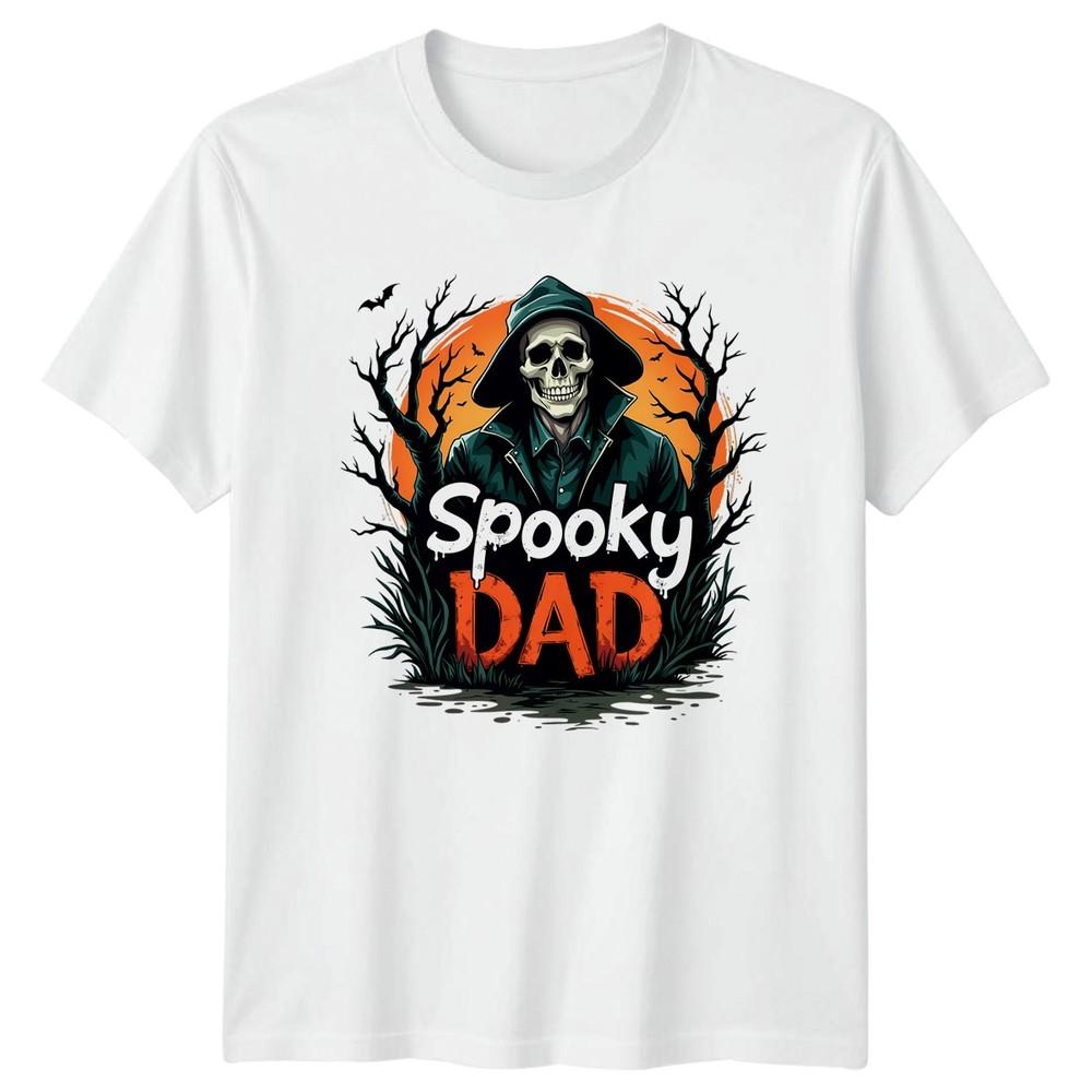 Spooky Dad Halloween Dad Humor Unisexs TShirt Unisexs Tee Graphic Unisex Top S