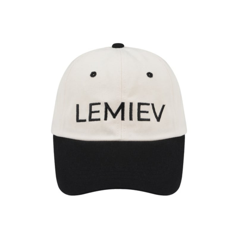 OUU LEMIEV Mix Logo Ball Cap Black