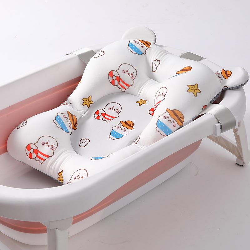 Portable Non-Slip Baby Bath Net for Newborns