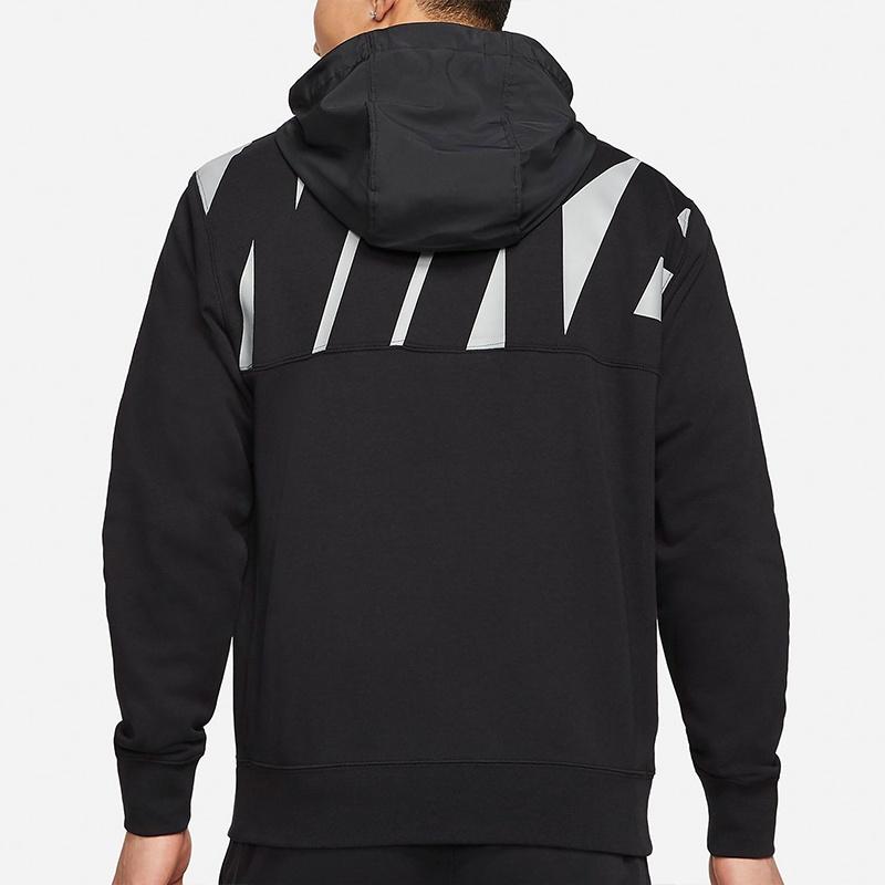 Nike MENS Sportswear French Terry Casual Sports Hooded Jacket Black Men's CZ9945-010
