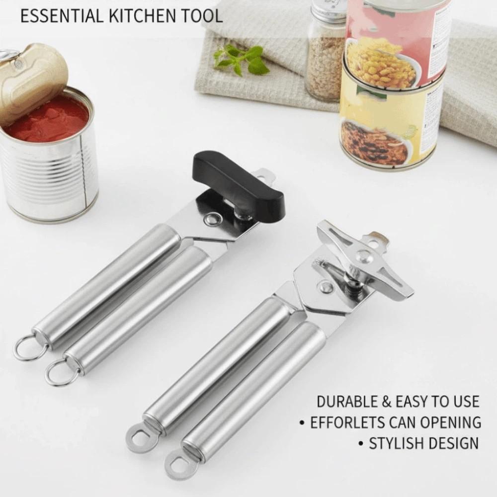 Ergonomic Handle Bottle Opener Compact Tin Can Opener Powerful Can Opener Wine Accessories