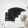 PU Leather Bat Wing Shoe Charm Halloween Footwear Decoration Accessories For Sneakers Boot Skateboard And Running Shoe
