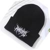 Warm Women Men Winter Beanies Hats Gothic Street Punk Knitted Bonnet Caps 100% Cotton Keep Warm Skullies Beanies Hats