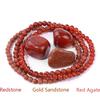 4mm Natural Stone Beads Bracelet With 3pcs Stones Rose Quartzs Amethysts Red Agates Turquoises Opal Bracelet Set For Women Men