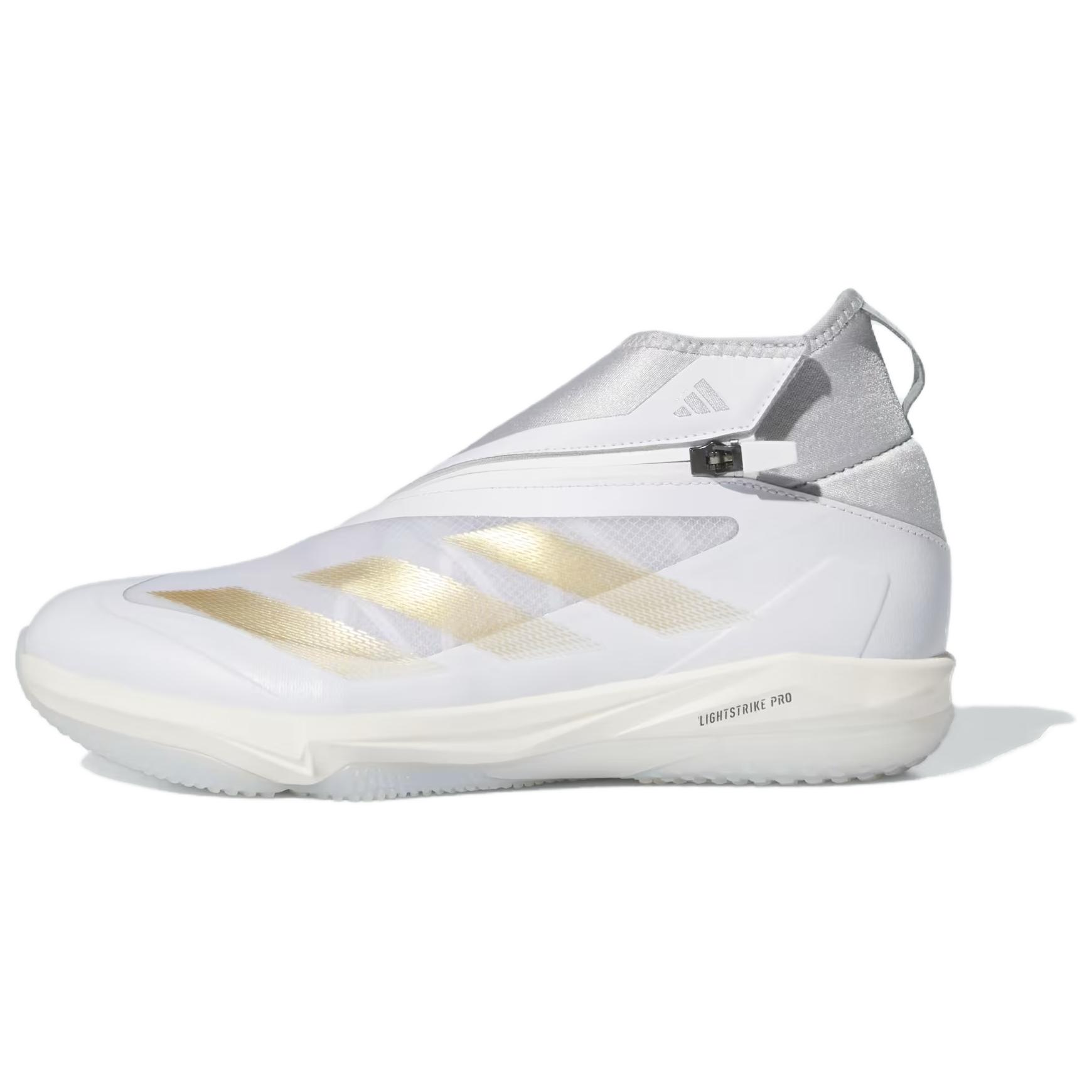 

adidas Adizero Impact+ Turf White Gold Metallic Men Sneakers Cloud-White Team-Light-Grey IF8497 45⅓
