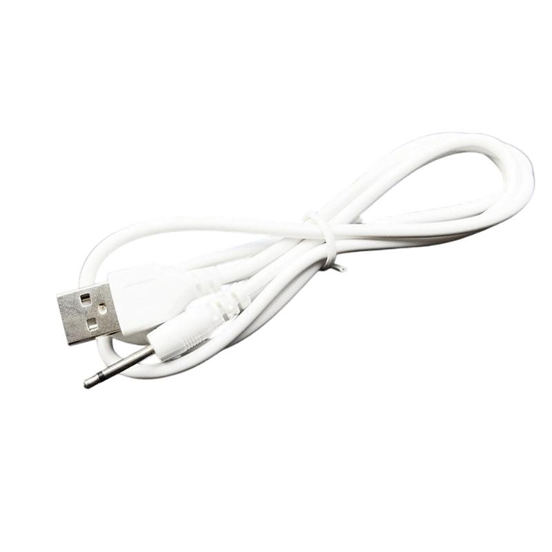 USB To DC 2.5mm Charging Cable USB To 2.5 AUX Mono Line Single Audio Channel Cord Extend Power Supply Wire 14mm 15mm 16mm 17.4mm
