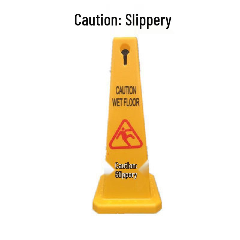 Thickened No Parking Warning Sign with Traffic Cone