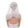 Luxurious Lace Wedding Veils Designed For Bridal Attire In Versatile 90cm Length And Elegant Style