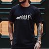 Unisex Astronomy Evolution Science Space Printed T-Shirt Unisex Fashion Casual Short Sleeve O-neck Tshirt Summer Loose Tee Shirts Clothing