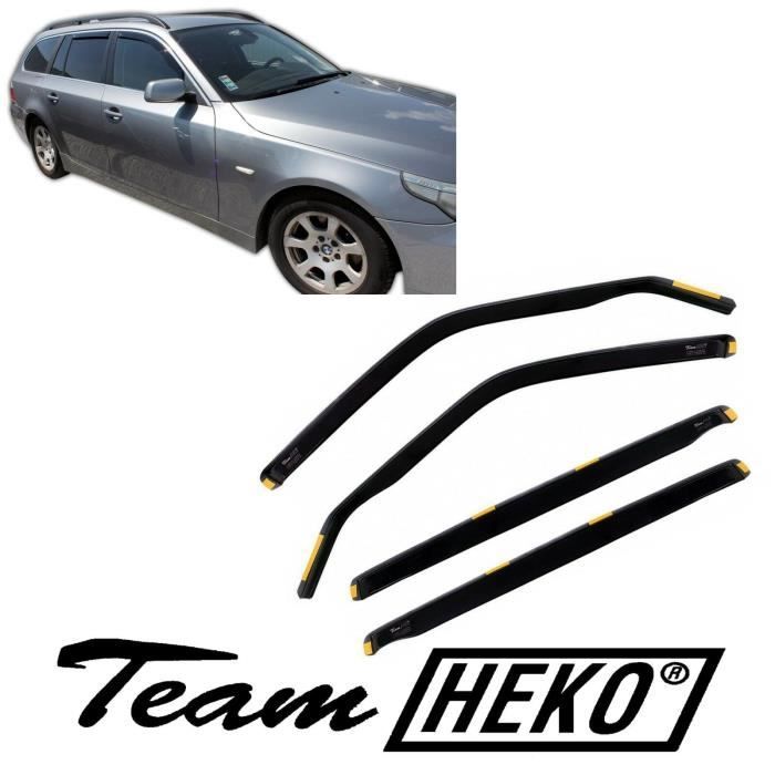J&amp;J AUTOMOTIVE | Heko Deflecteurs d'air Déflecteurs de Vent Pour Bmw 5 Série E61 Break 2003-2010