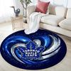 Toronto Maple Leafs2,Round Area Rug,Carpet Rug for Living Room Bedroom Sofa Playroom Decor,Non-slip Floor Mat