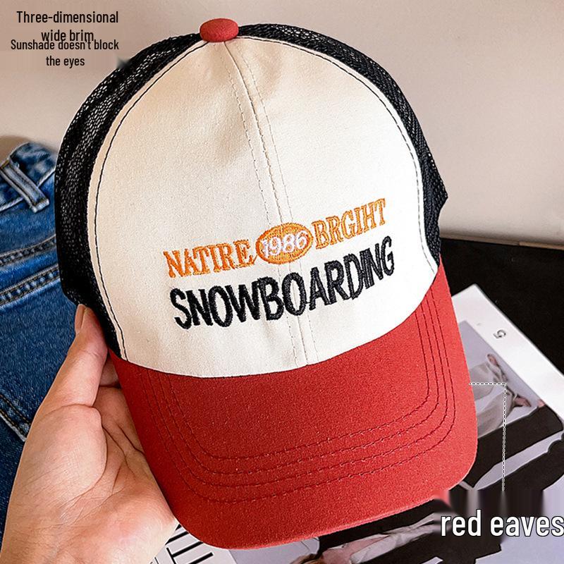 Kids' Cartoon Crane Baseball Cap - Cute Korean Style for Spring & Summer