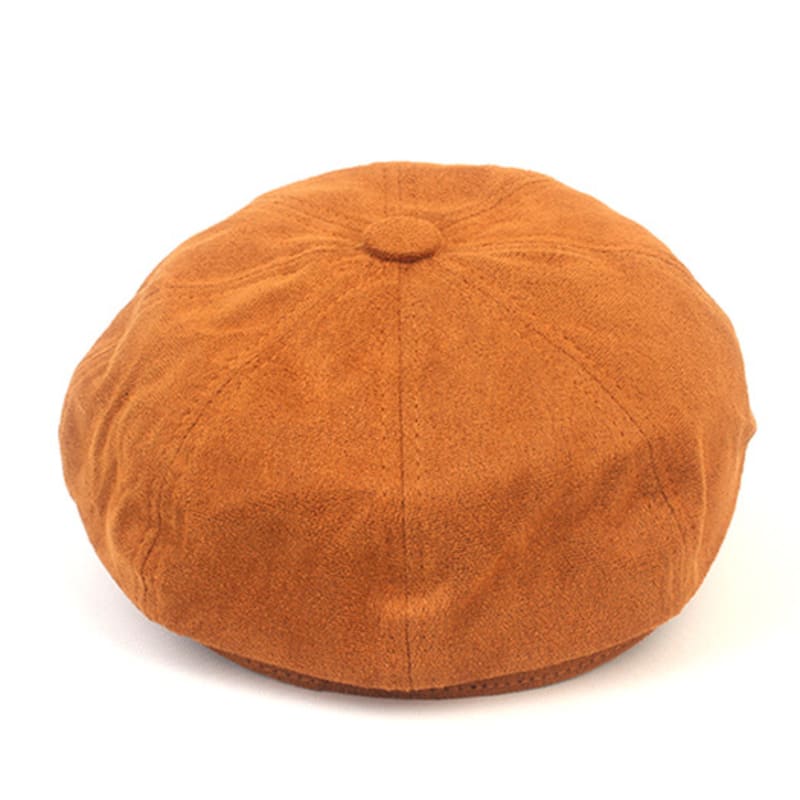 Universal Chemistry Brown Suade Newsboy Cap