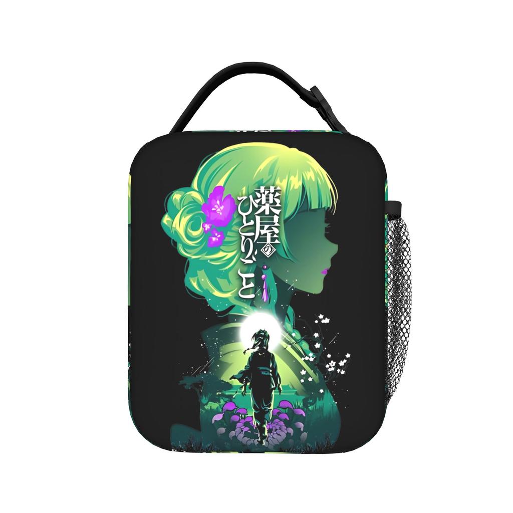 Maomao Jinshi Anime Sacs à déjeuner isothermes Portables Les Carnets de l'apothicaire Contenant à déjeuner Sac isotherme Sac fourre-tout Boîte à lunch Plage Pique-nique
