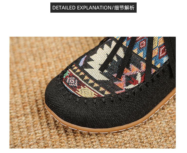 2025 Autum Retro Bohemia Women Tassels Round Toe Short Boots Winter Casual Flat Rivet Buckle Flat Suede Ankle Boots Warm Shoes