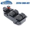 NEVOSA 35750-SWA-K01 For Honda CR-V 2007 08 2011 Car LHD Left Driver Side Window Switch Button 35750SWAK01 35760-SWA-J01 22 P