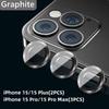 Metal Camera Lens Protector Glass For iPhone 15 13 14 Pro Max Camera Protector Film On iPhone 14 Plus 15 Pro 15 Pro Max Lens Cover