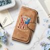 Surfin USA Printed Long Wallet Fashion Casual Portable Card Holder Multi Slot Functional Purse for Daily Use
