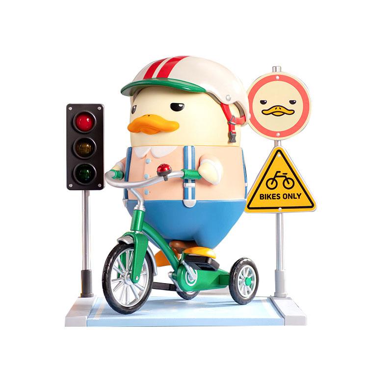 New POP MART DUCKOO Tricycle YA Large Size Trendy Figures 14cm 210950399