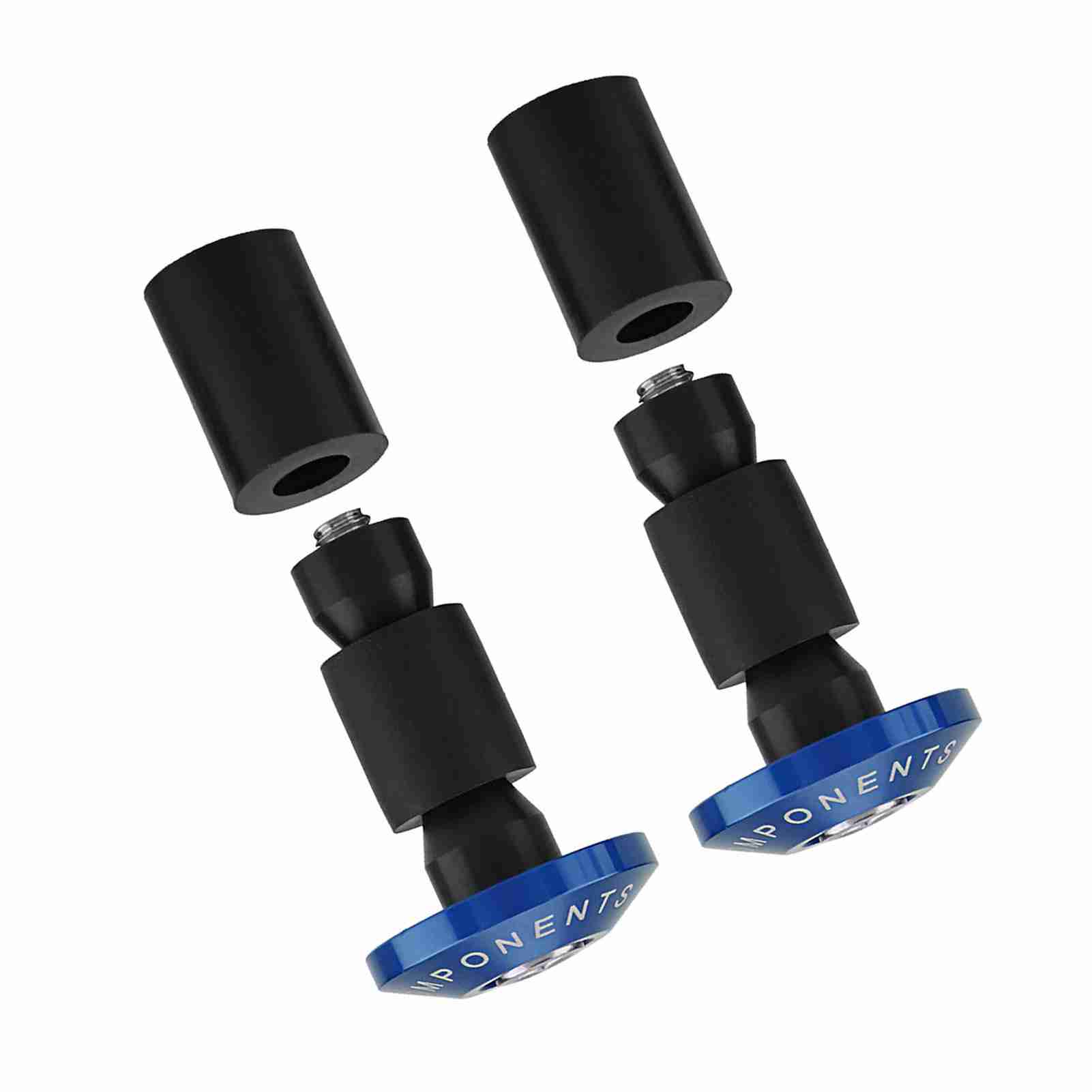 

22mm 7 8inch Motorcycle Handlebar End Slider Plug Caps for Racing ATV Offroad Blue