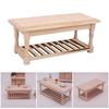 Miniature Sturdy Wood Table for Dollhouses Decoration and Girls' Role Playing Toy In 1 12 Scale Daily Casual Use