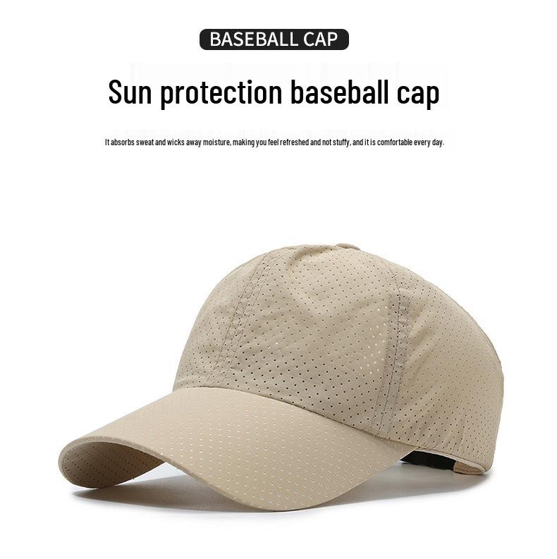 Women's Mesh Sun Hat for Running and Outdoors - Quick-Dry, Breathable, Open Top with Ponytail Design