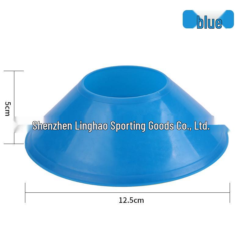 Mini Robuster Runder Logo Trainingskegel & Hindernismarkierer für Fußball