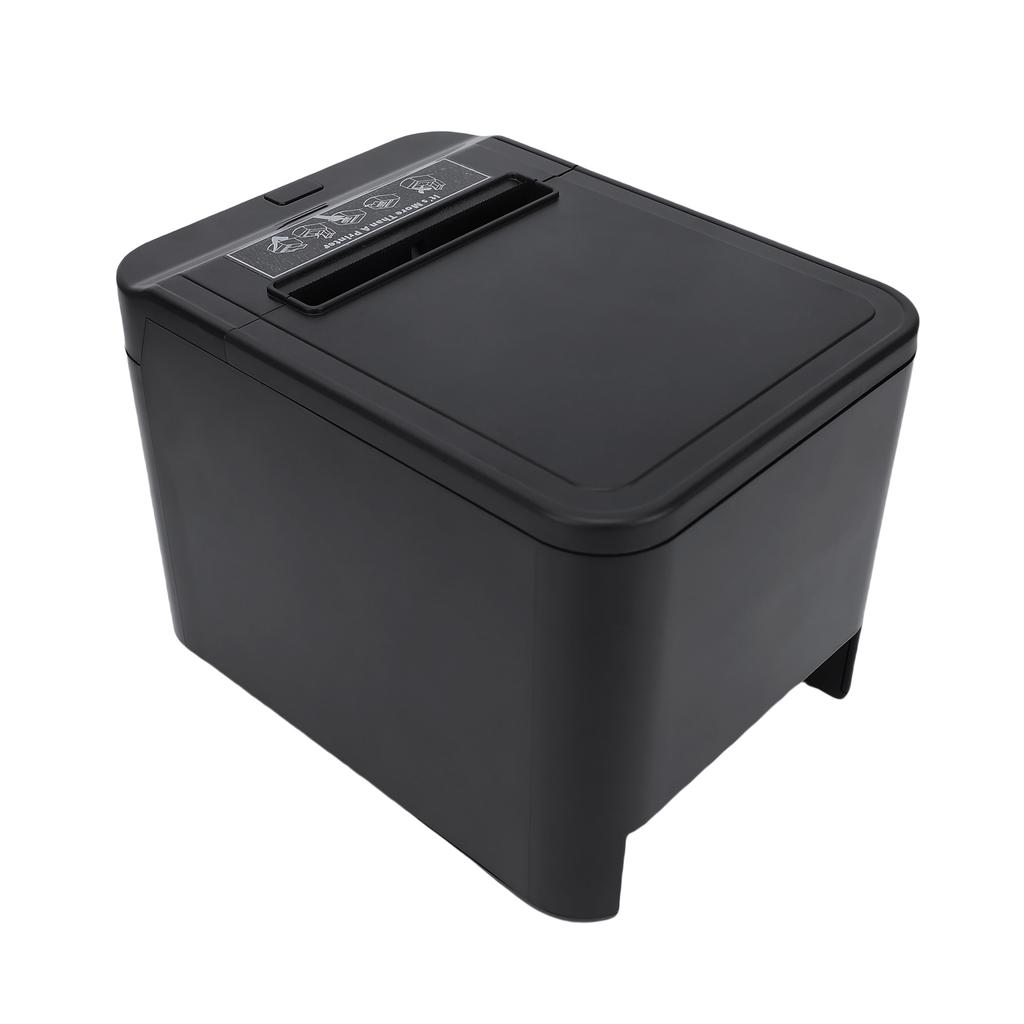 80mm Thermal Receipt Printer Dual Color Printing Desktop POS Printer 72mm Print Width 120mm S Speed USB + LAN Port