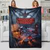 Stranger Things Alphabet Wall Blanket Flannel Throw Bedroom Decor Deco Chambre Sofa Bed Warm Gift Soft Comfortable Nap Blanket