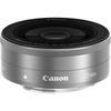 Objectif grand-angle à focale fixe Canon EF-M222STMSL EF-M22mm F2 STM Argent pour appareil photo hybride à objectif unique