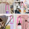 Bottle Sleeve Silicone Drawstring Ring Portable Silicone Ring Strap for Stanley Cup