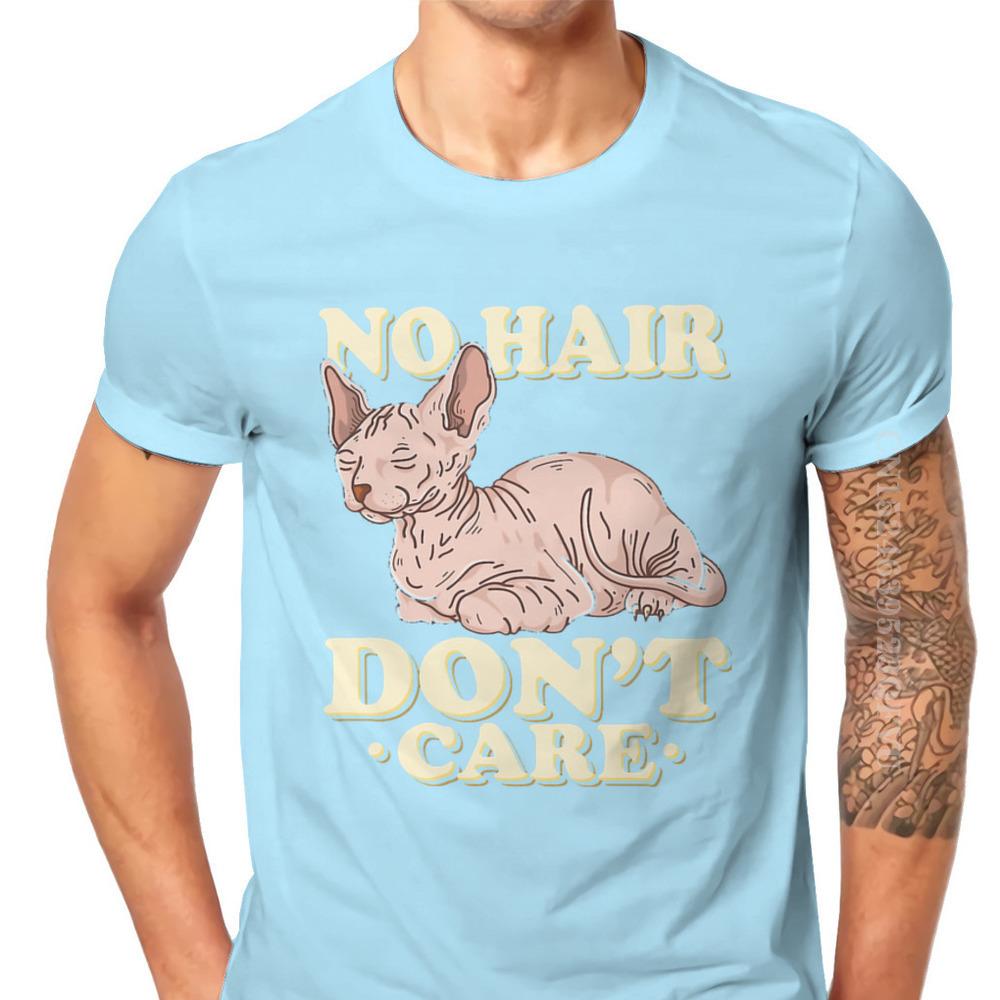 

No Hair Sphinx Hip Hop Tshirts Canadian Hairless Cat Sphynx Printing Tops Comfortable Men T Shirts Clothing Unique Fathers Day 4XL