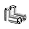 4PCS Aluminum Alloy Car Tire Valve Stem Caps For Peugeot 206 207 307 308 408 508 2008 3008 5008 Wheel Dustproof Decor Covers