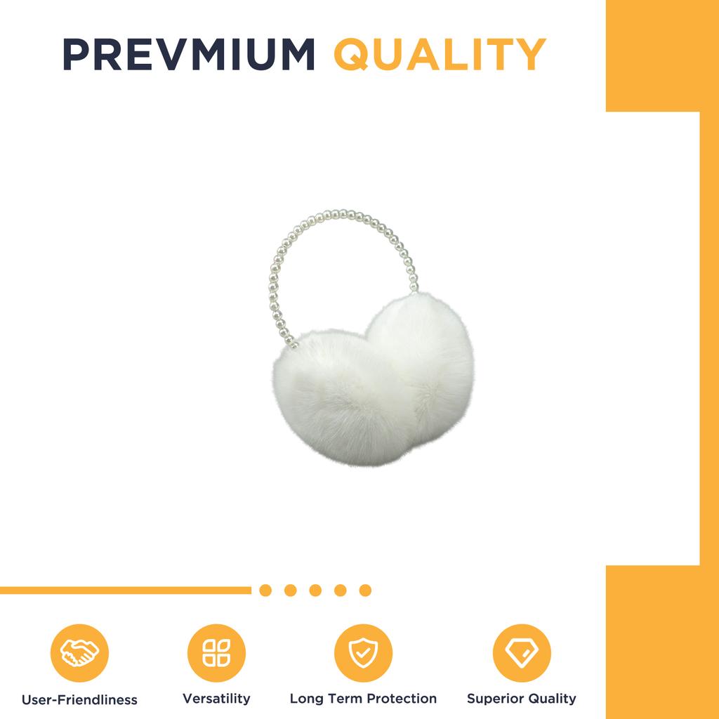 Plush Fur Ear Muffs for Women Winter Warm Fleece Ear Warmers Soft Plush Cold Weather Ear Protectors