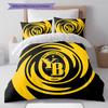 BVB Pattern Bedding,Quilt Set Quilt Cover Pillowcase Home Birthday Gift (1 * Duvet Cover + 2 * Pillowcase, Without Core)