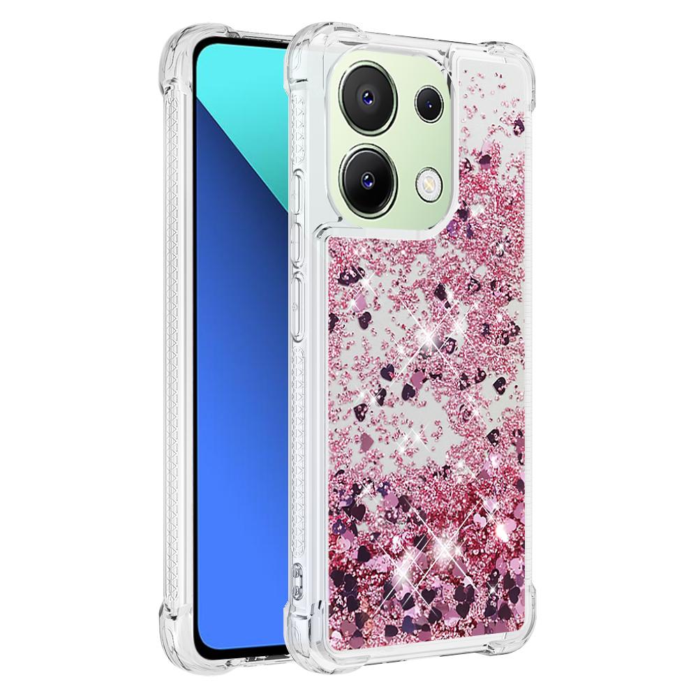 For Xiaomi Redmi Note 13 4G TPU Case Glitter Quicksand Shockproof Phone Back Cover