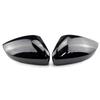 For VW Polo Mk5 6R 6C 2009-2017 Car Replacement Rearview Side Mirror Cover Wing Cap Exterior Door Case Trim Carbon Fiber Look