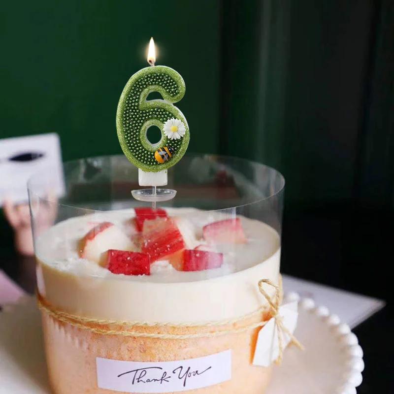 Children's Birthday Surprise Funny Candles Number Boy Candles Girl Party Supplies Decor Christmas Lights Lamps Candle Sparkles