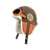 Retro Pilot Hat Women's Winter Warm Lei Feng Hat Men's Imitation Rabbit Fur Windproof Ear Protection Cycling Hat