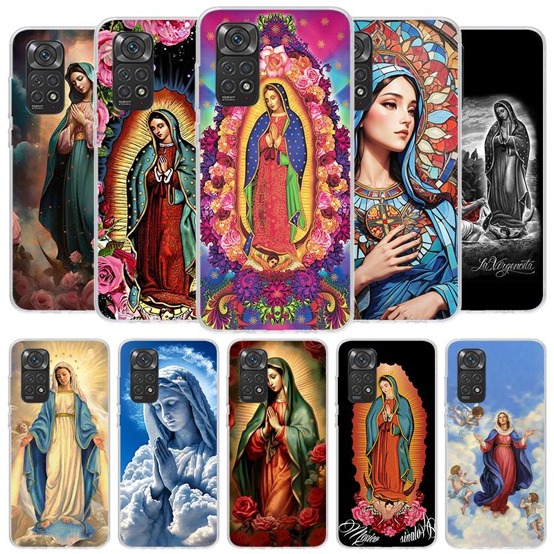Virgin De Guadalupe Virgen Mary Cover Phone Case For Xiaomi Redmi Note 15 14 13 12 11 10 Pro Plus 14S 12S 11S 11T 11E 10S Soft F