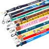 Custom ID Badge Lanyard with Metal Buckle and Nylon Card Holder