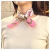 Silk 50x50cm Made in Butterfly Pink G.Barsanti&Figli Women's 100% Scarf, Small, Square, Italy, Design,
