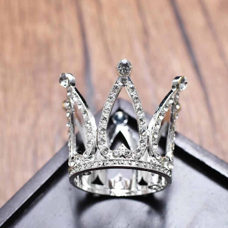 Crown Headband Headgear Children'S Princess Girls Diamond Crown Crystal Children'S Hair Accessories