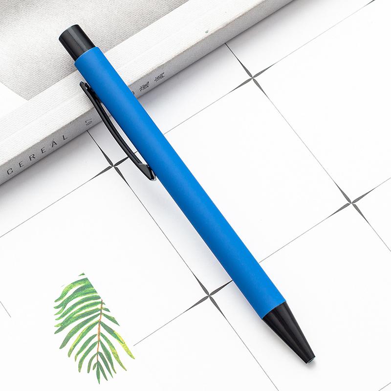 10Pcs Metal Gift Advertising Pen Student Stationery Office Ballpoint Pen Name Promotional Pen