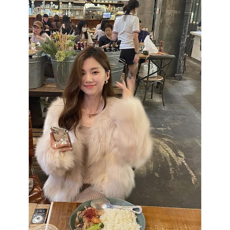 New Toka Imitation Fox Fur Light Fur Coat Women's Short Small Fur Fur Coat