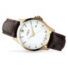 Davosa Men's Brown Watch, 162.467.15, 3-Hand, Date Display, 10 ATM Water Resistance, Classic Quartz, Swiss Made