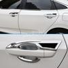 Chrome Car Exterior Door Handle Surrounds Trims For Honda Civic Sedan 2016-